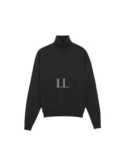 Cassandre Turtleneck Black - SAINT LAURENT - BALAAN 2