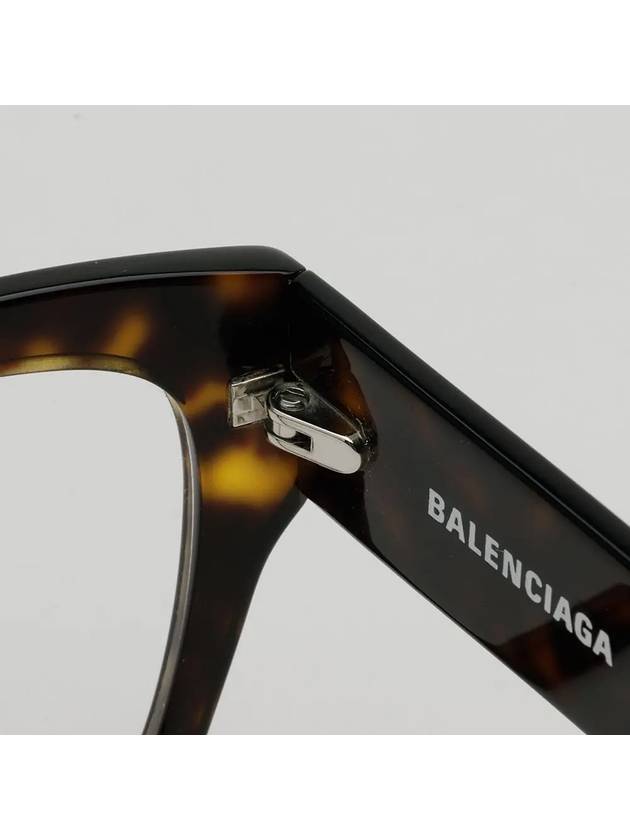 Acetate Square Eyeglasses Havana - BALENCIAGA - BALAAN 7