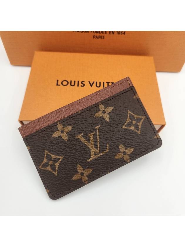 Monogram Card Wallet Brown - LOUIS VUITTON - BALAAN 3