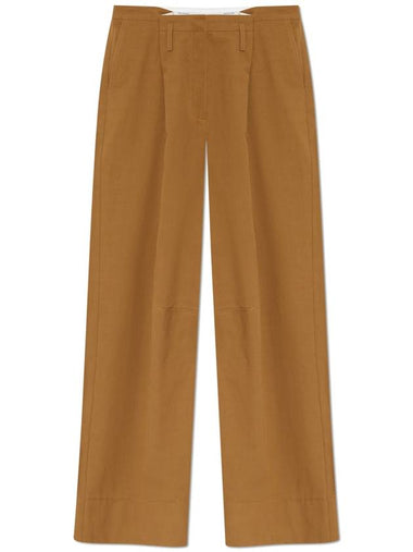 HERSKIND Cotton Trousers 'Carl', Women's, Brown - BIRGITTE HERSKIND - BALAAN 1