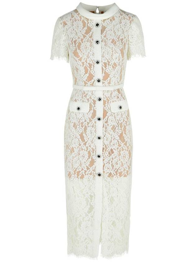 Self-Portrait White Lace Dress - SELF PORTRAIT - BALAAN 1