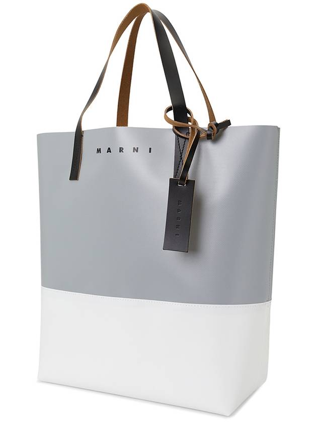 Tribeca Shopping Tote Bag Gray Beige - MARNI - BALAAN 3