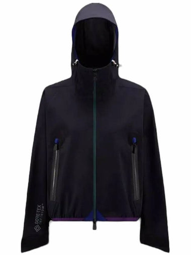 Women's Vizille Hooded Jacket Black - MONCLER - BALAAN 1