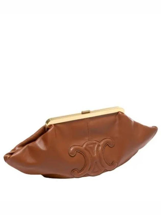 Smooth Lambskin Triomphe Pouch Women s Clutch Bag - CELINE - BALAAN 1