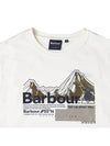 Logo Printed Cotton T-Shirt MTS1099 WH32 - BARBOUR - BALAAN 4