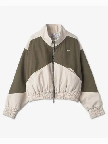 Crop Flight Jacket Olive Natural RHFW22JA026370121012 - RHUDE - BALAAN 1