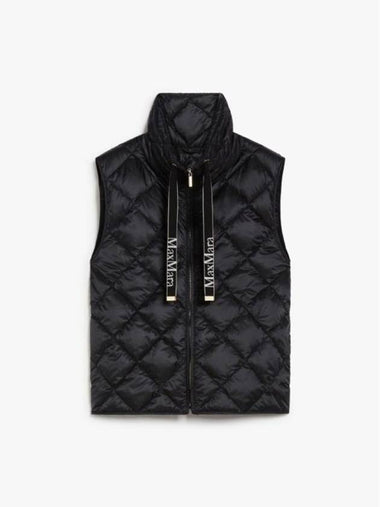 Tregic Water Repellant Technical Canvas Vest Black - MAX MARA - BALAAN 1