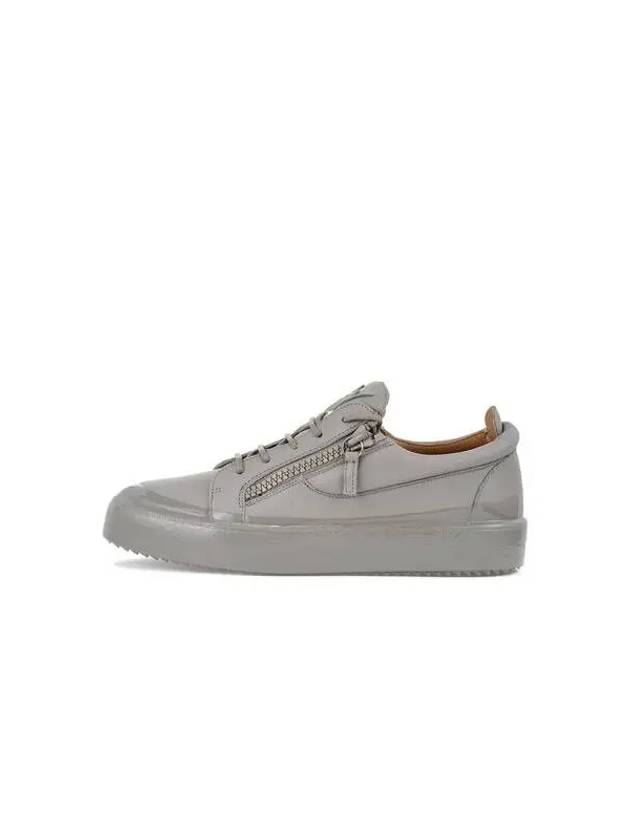 MEN MAY LOND Zipper Sneakers Warm Gray - GIUSEPPE ZANOTTI - BALAAN 1