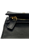 Casandra Matelasse Quilted Lambskin Flap Card Wallet Black - SAINT LAURENT - BALAAN 6