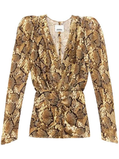 Marlene Blouse Sand - ISABEL MARANT - BALAAN 1