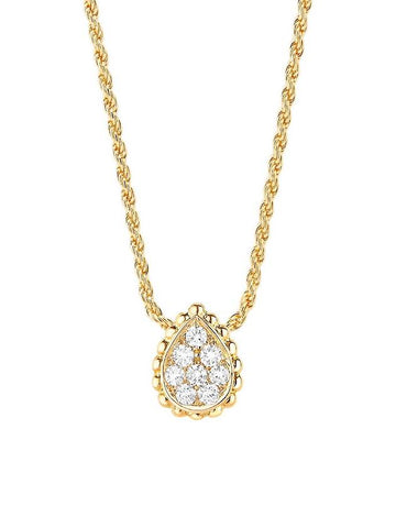 Serpent Bohème Diamond Pendant XS Necklace Yellow Gold JPN00611 - BOUCHERON - BALAAN 1