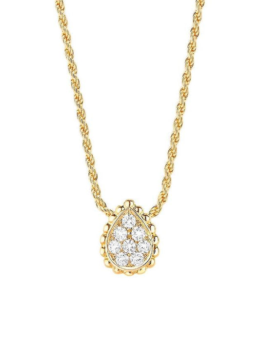 Serpent Bohème Diamond Pendant XS Necklace Yellow Gold JPN00611 - BOUCHERON - BALAAN 1