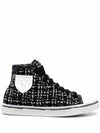 tweed hightop sneakers - SAINT LAURENT - BALAAN 1