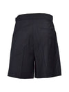 Jessica Virgin Wool Shorts Black - MAX MARA - BALAAN 3