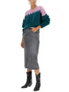 Manny Mohair Knit Top Pink Green - ISABEL MARANT - BALAAN 6