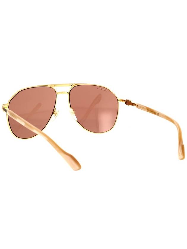 Pilot Frame Tinted Sunglasses GG1220S - GUCCI - BALAAN 5