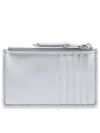 Matelasse Leather Envelope Card Wallet Silver - MIU MIU - BALAAN 4