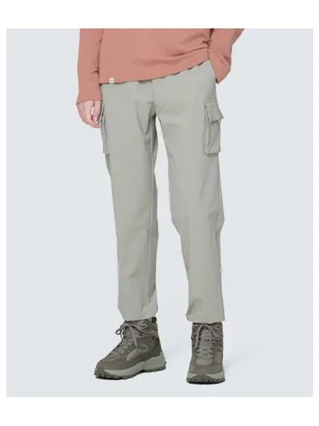 Root Women s Cargo Jogger Pants S24FWRPT69 Beige Gray - SNOW PEAK - BALAAN 1