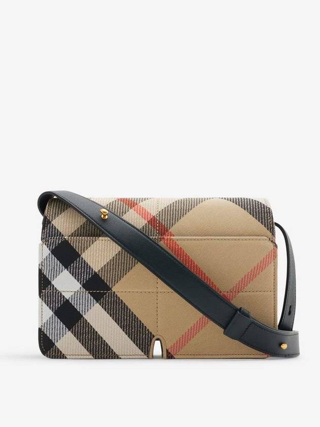 Snip Check Shoulder Bag Sand - BURBERRY - BALAAN 4