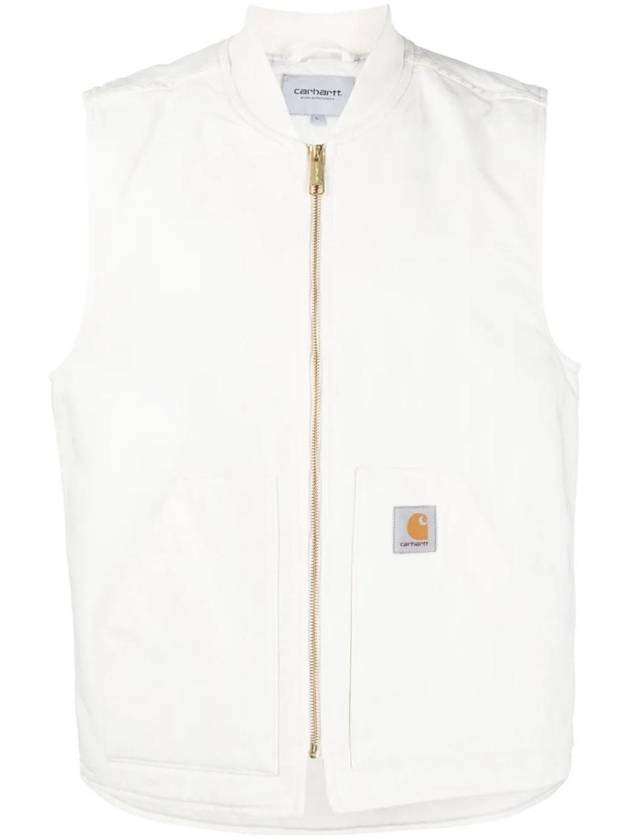 Dearborn Canvas Vest White - CARHARTT WIP - BALAAN 1