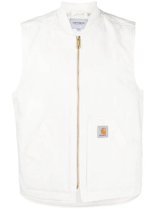 Dearborn Canvas Vest White - CARHARTT WIP - BALAAN 1