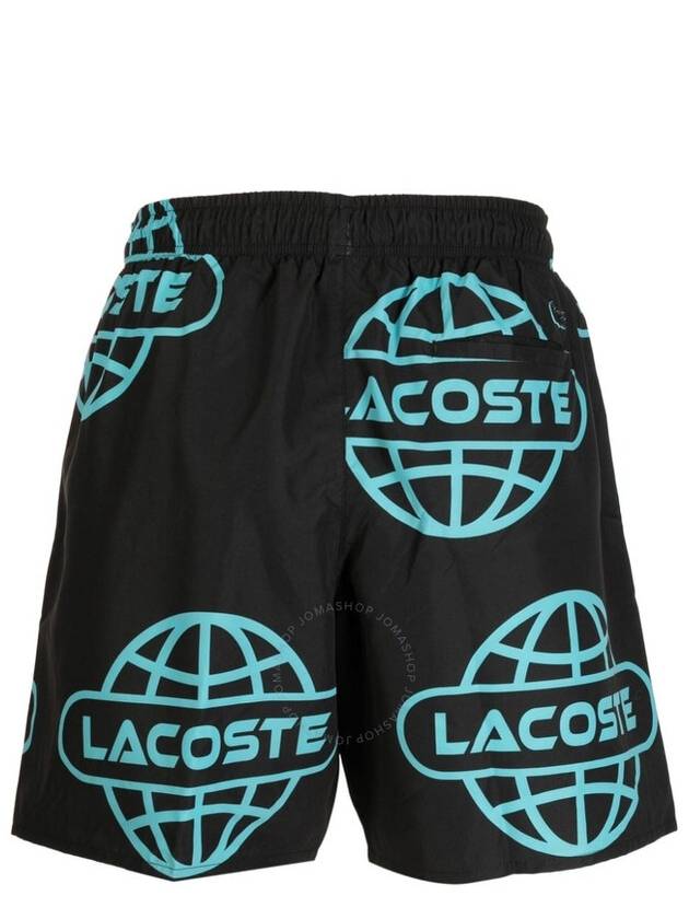 Lacoste Globe Printed Swim Shorts, Size Large - LACOSTE - BALAAN 2