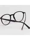 Eyewear Logo Round Eyeglasses Black - PRADA - BALAAN 5