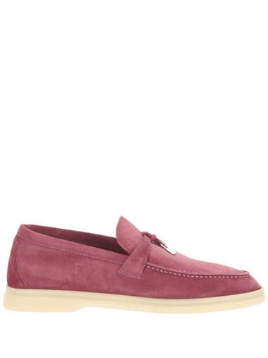 Summer Charms Walk Suede Loafers Wild Mauve - LORO PIANA - BALAAN 1