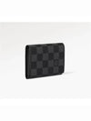 Damier Envelope Business Card Wallet Graphite - LOUIS VUITTON - BALAAN 4