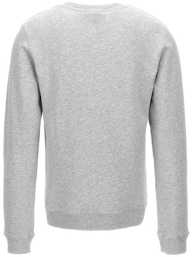 Fox Head Patch Regular Sweatshirt Grey - MAISON KITSUNE - BALAAN 3