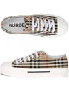 Vintage Check Cotton Sneakers Archive Beige - BURBERRY - BALAAN 2
