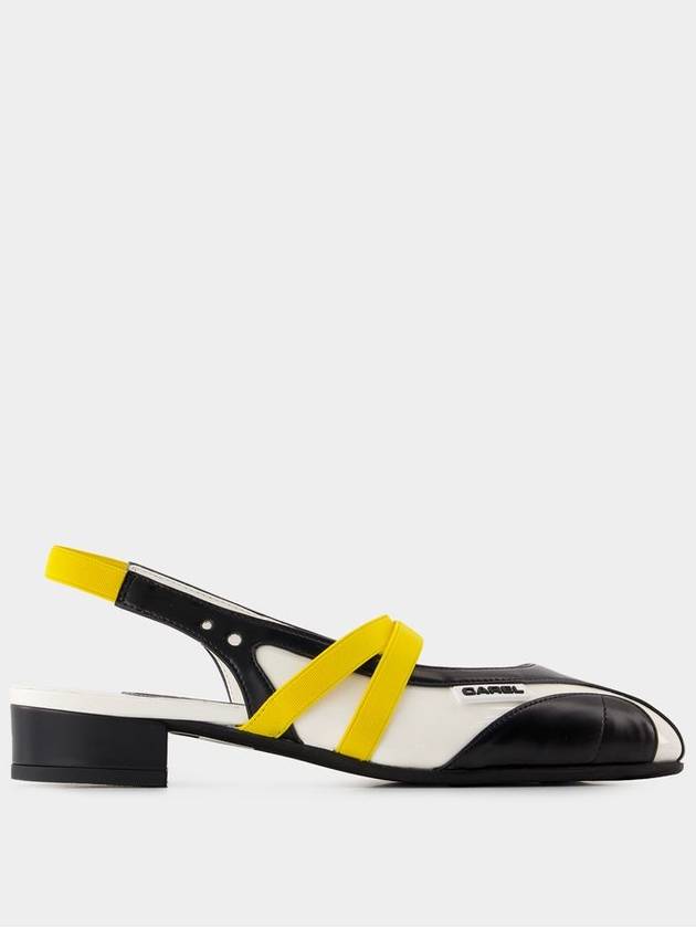 Sling Back Peachy - Carel - Cotton - Black - CAREL - BALAAN 1