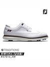 Men's Traditions Golf Shoes Low Top Sneakers White - FOOTJOY - BALAAN 4