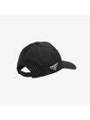 Re-Nylon Triangle Logo Baseball Cap Black - PRADA - BALAAN 3