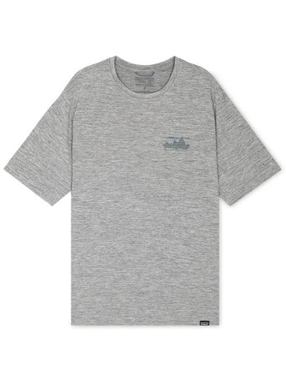 Capilene Cool Daily Graphic Short Sleeve T-Shirt Feather Grey - PATAGONIA - BALAAN 2