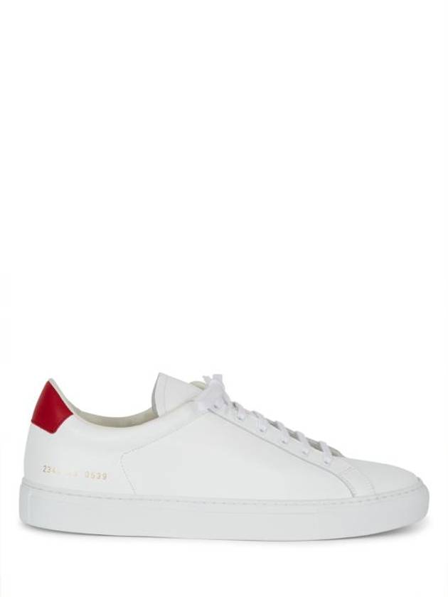 Retro Low Top Sneakers Red White - COMMON PROJECTS - BALAAN 2