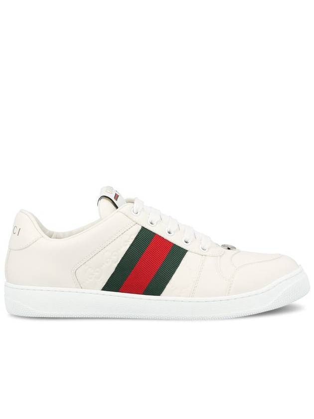 Screener Low Top Sneakers White - GUCCI - BALAAN 2