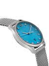 GTimeless Date Turquoise Mother of Pearl Dial Stainless Steel Quartz Women’s Watch - GUCCI - BALAAN 4