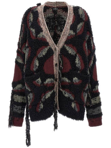 Etro Black Wool Cardigan - ETRO - BALAAN 1