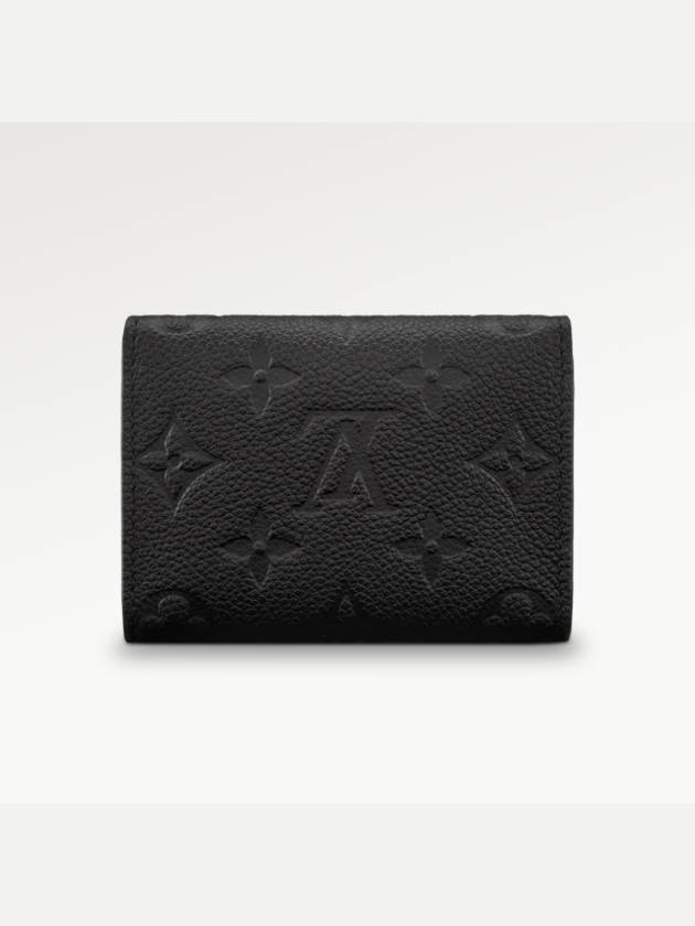 Monogram Embossed Leather Card Wallet Black - LOUIS VUITTON - BALAAN 6