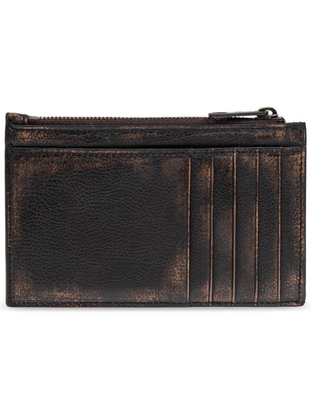 Balenciaga Leather Card Holder, Men's, Brown - BALENCIAGA - BALAAN 3