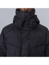 Wappen Patch Crinkle Reps Long Padding Black - STONE ISLAND - BALAAN 8