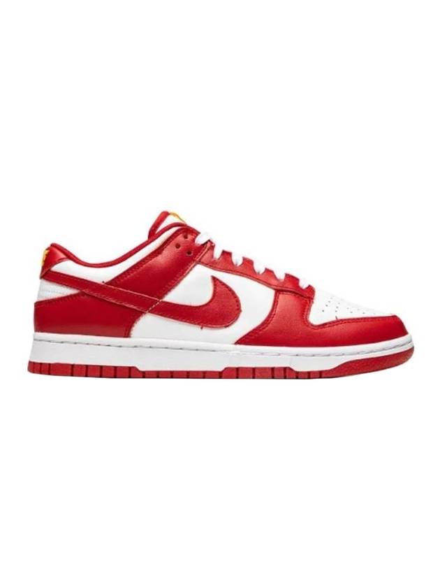 Dunk Low Retro Court Low Top Sneakers White Gym Red - NIKE - BALAAN 1