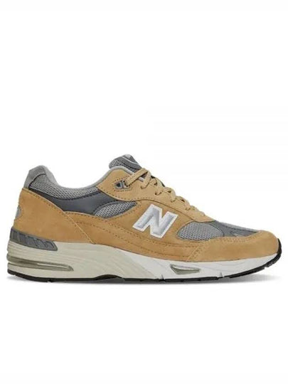 991 Low Top Sneakers Grey Tan - NEW BALANCE - BALAAN 2