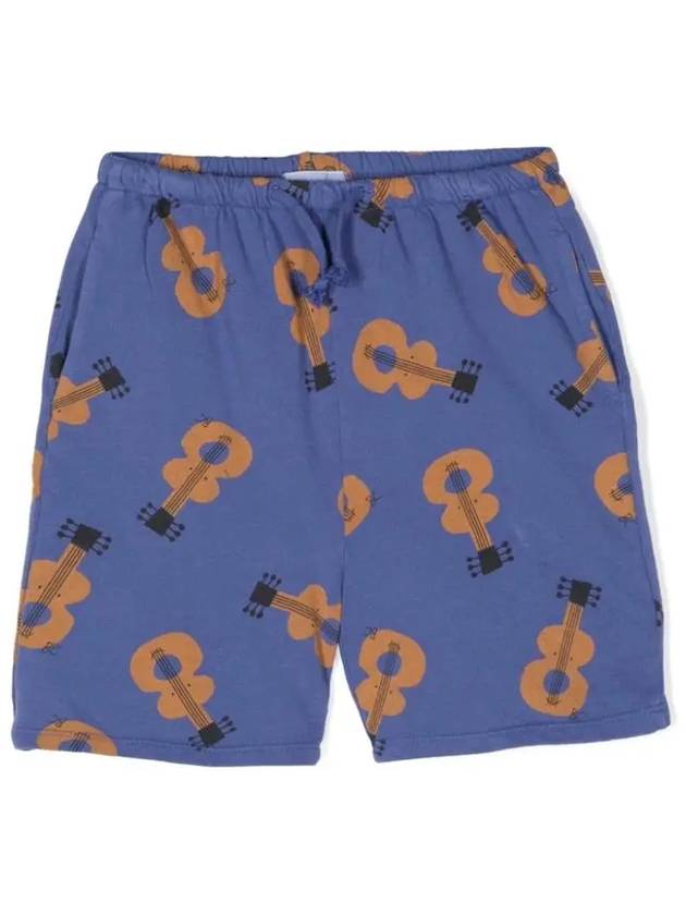 Kids Guitar All over Short Pants Blue 124AC073 420 - BOBO CHOSES - BALAAN 2