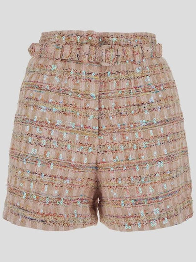 Self-Portrait Sequin Boucle Shorts - SELF PORTRAIT - BALAAN 2