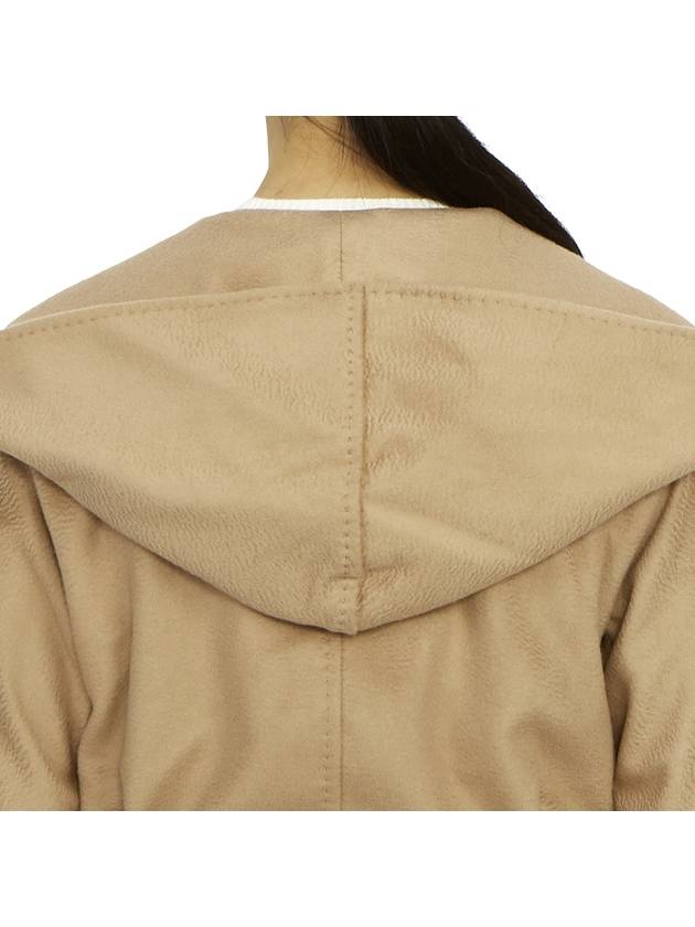 Bdanton Virgin Wool Single Coat Camel - MAX MARA - BALAAN 10