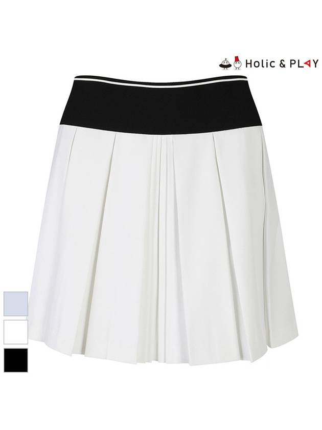 elastic band deformation pleats comfortable fit culotHD2WCU004 - HOLIC&PLAY - BALAAN 3