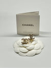 Women's CC Logo Pearl Crystal Stud Earrings Gold - CHANEL - BALAAN 8