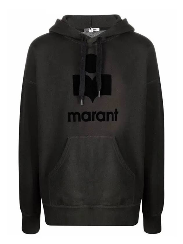 Miley Logo Hoodie Faded Black - ISABEL MARANT - BALAAN 2